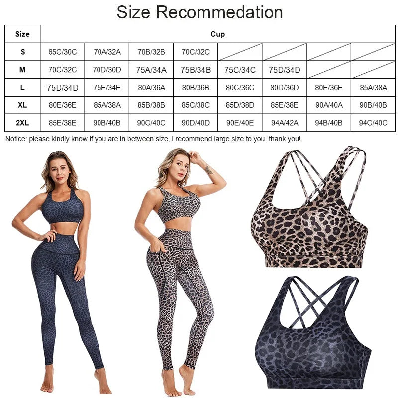 Leopard Sports Bras