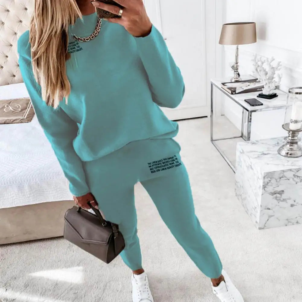 2 Pcs/Set Sweatshirt Sweatpants