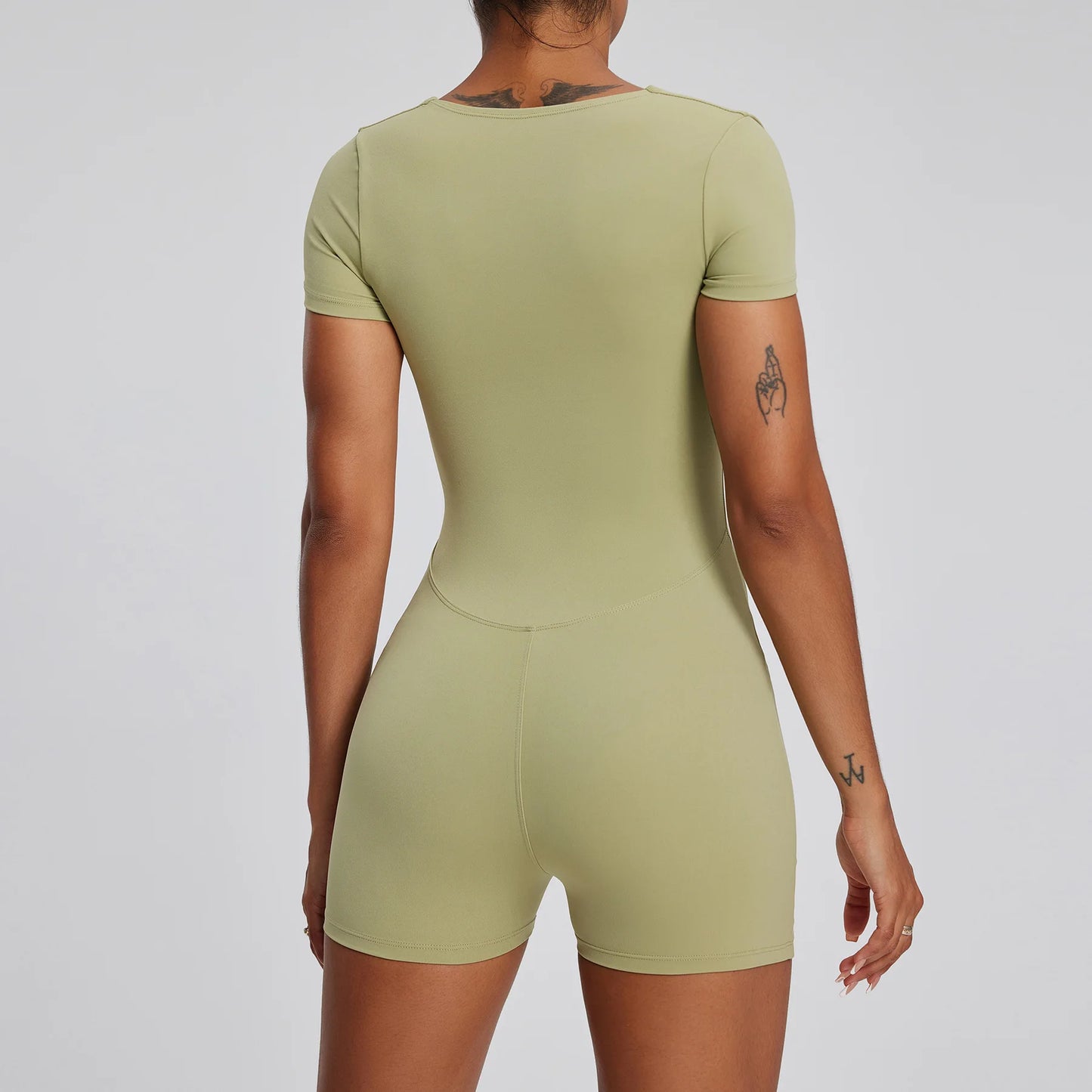 Tripple Moon short sleeved yoga suit