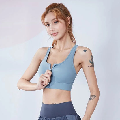 Zip Sports Bra