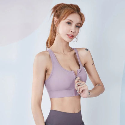 Zip Sports Bra