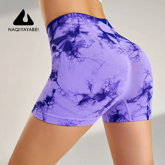 Yoga fitness exercise cycling shorts