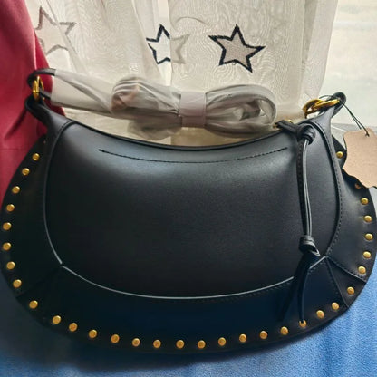 Leather Messenger Handbag