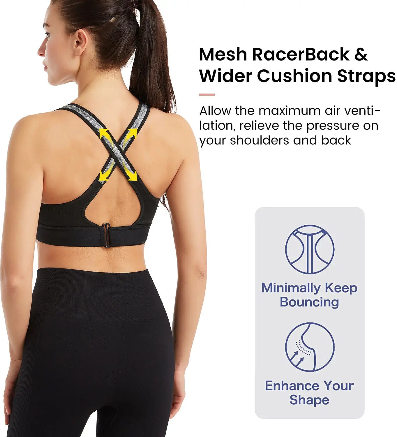 Front Zipper Sports Bras