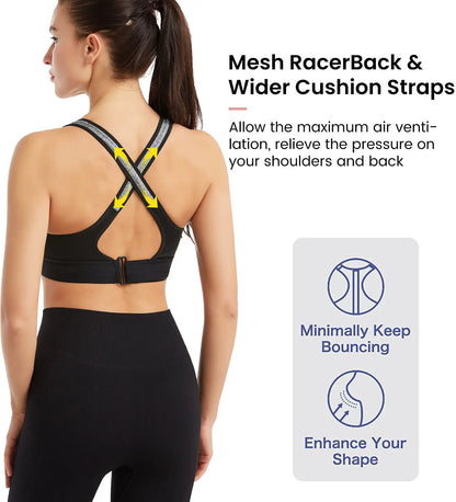 Front Zipper Sports Bras