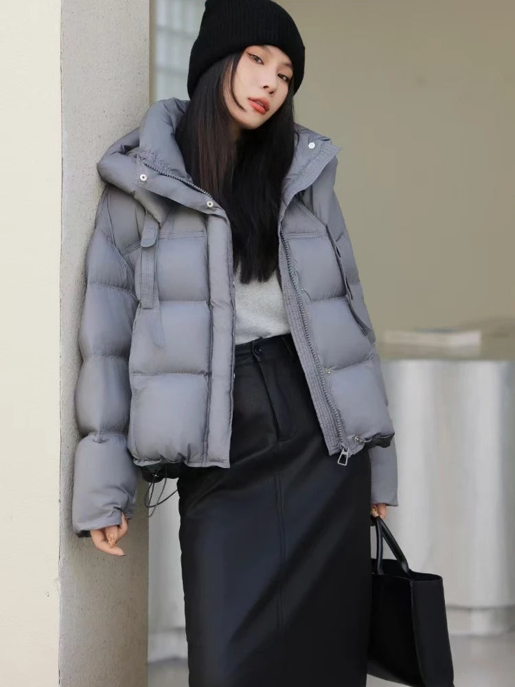 Down Hooded Puffer Jacket