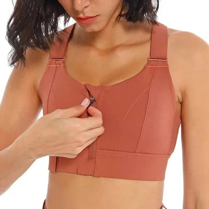 Yoga Vest Front Zipper Plus