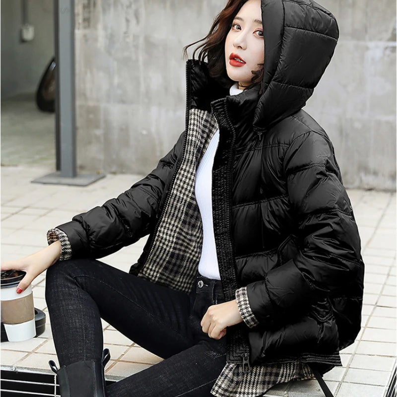 Hooded Snow Puffer Coats