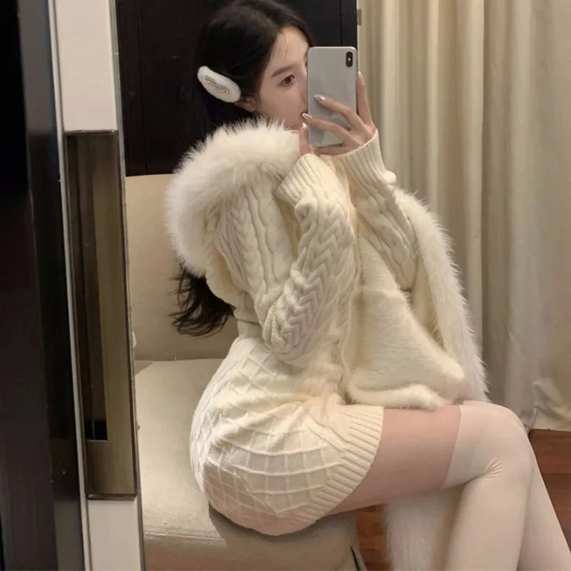 Dress Korean Knitwear