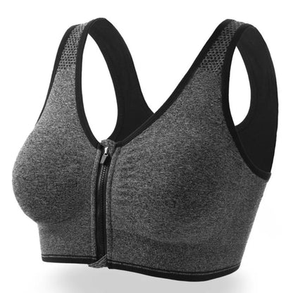 Sports Bra Top zipper