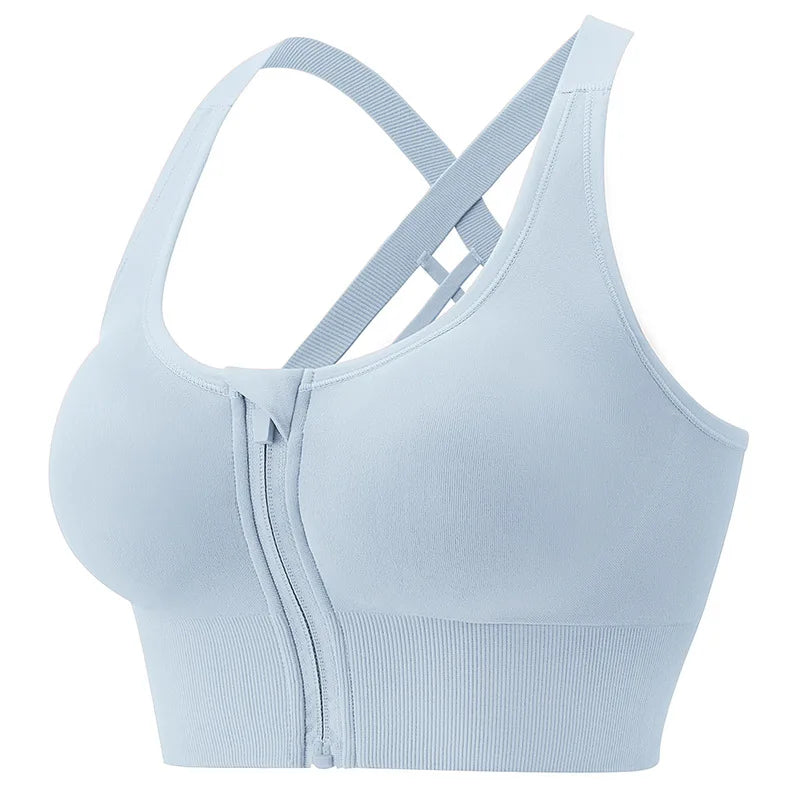 Sports Bra with Zipper