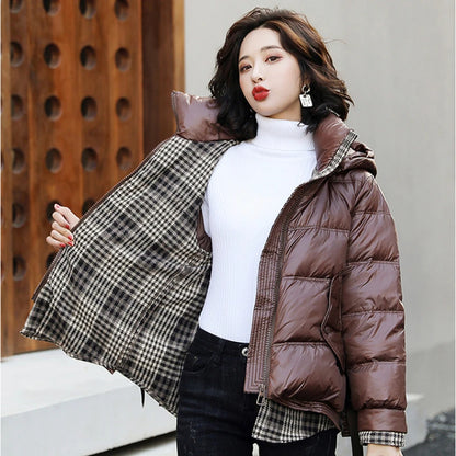 Hooded Snow Puffer Coats