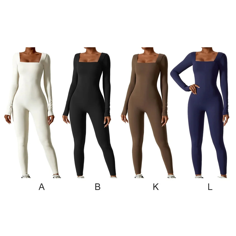 One Piece Yoga Suit Women Long Sleeved