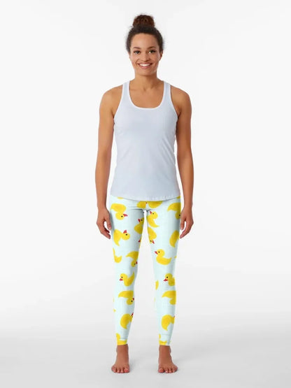 Cute Rubber Duck Leggings joggers