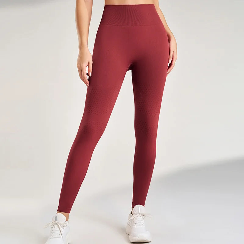 Quần legging tập yoga thoải mái thời trang cho nữ tập thể dục chạy bộ cạp cao quần bó nhanh khô chạy bộ tập luyện cho nữ