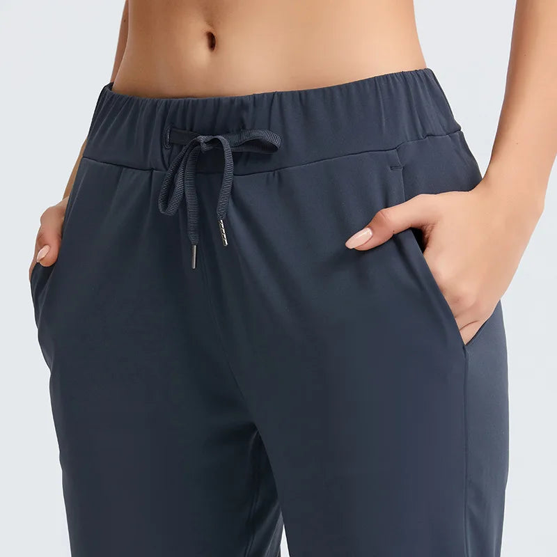 Loose Fit Joggers with Side Pockets