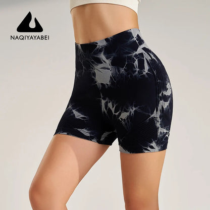 Yoga fitness exercise cycling shorts