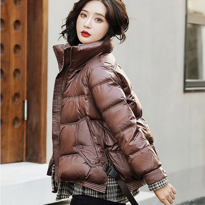 Hooded Snow Puffer Coats