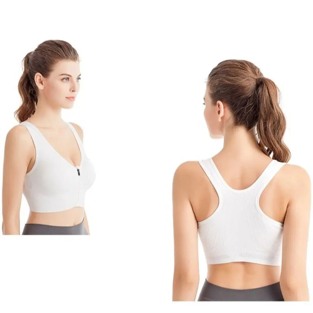 Sports Bra Top zipper