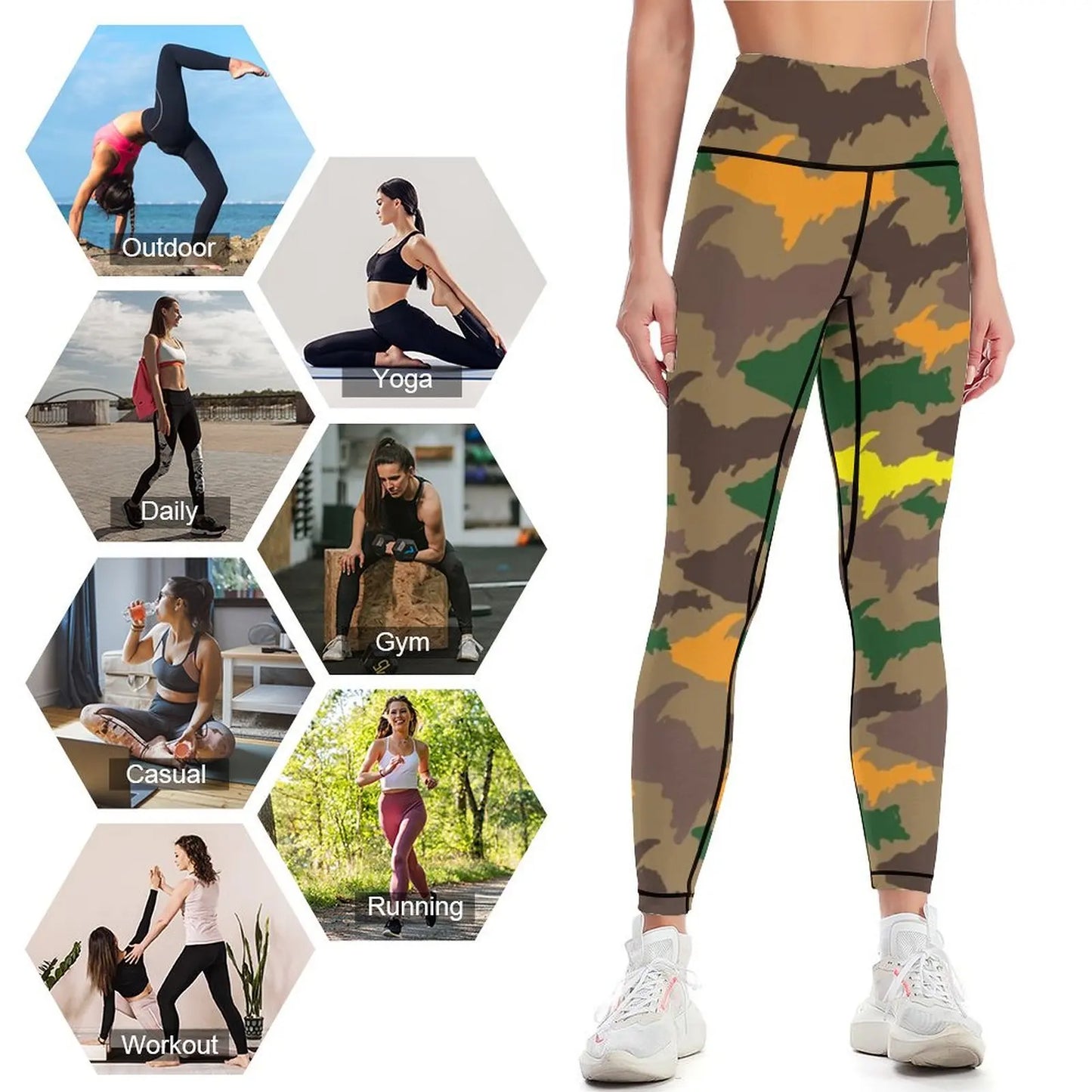 FALL Yooper Camouflage Leggings