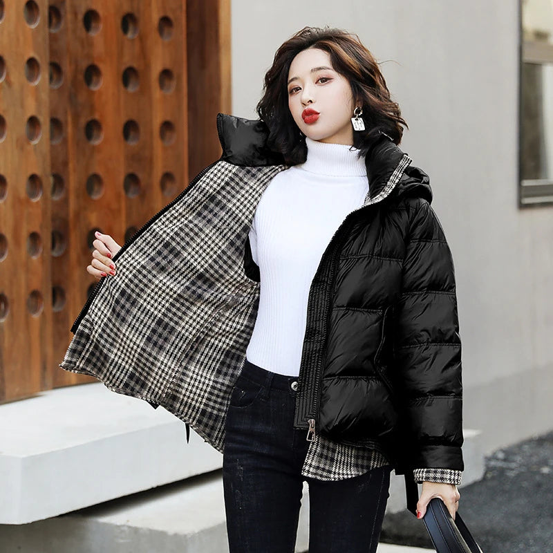 Hooded Snow Puffer Coats