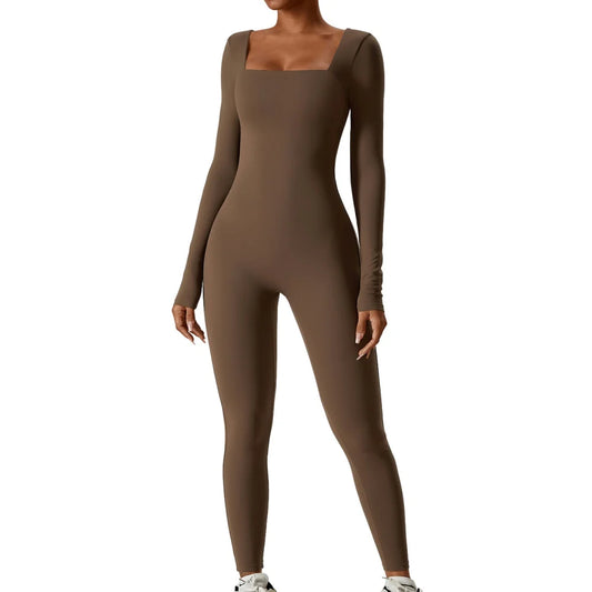 One Piece Yoga Suit Women Long Sleeved