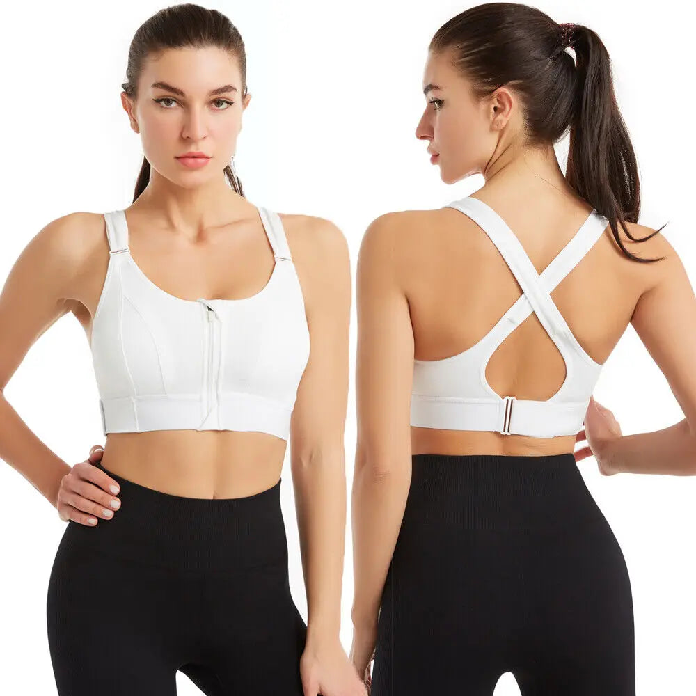 Front Zipper Sports Bras