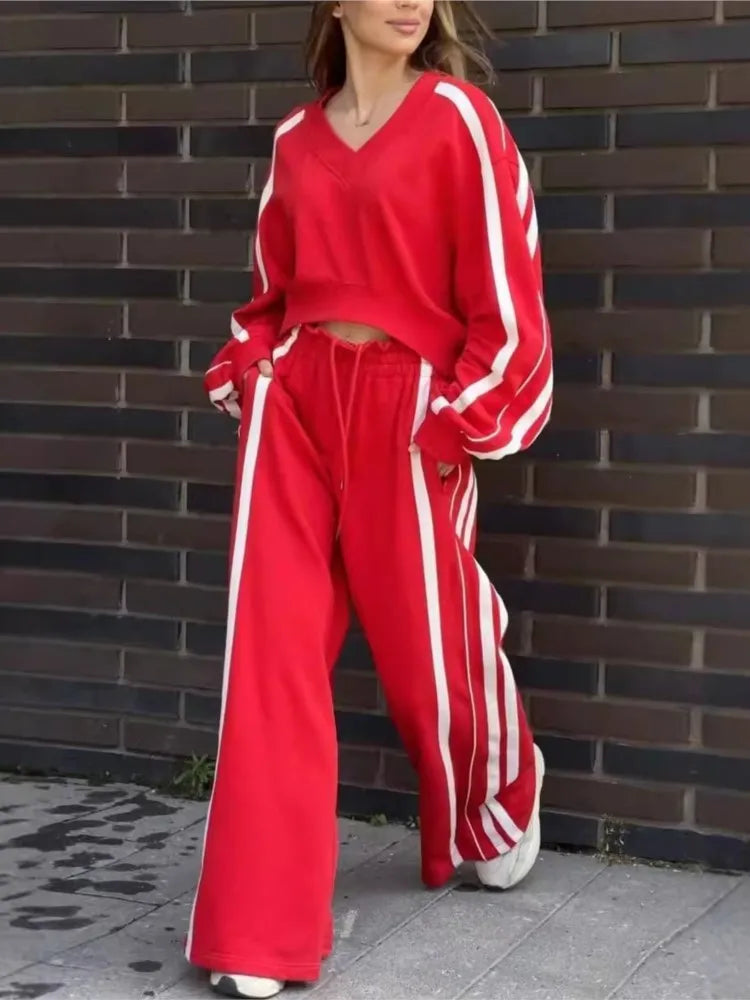 Two Piece Set Women Casual Sweatpants