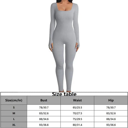 Tripple MoonYoga Jumpsuits For Women Square Neck